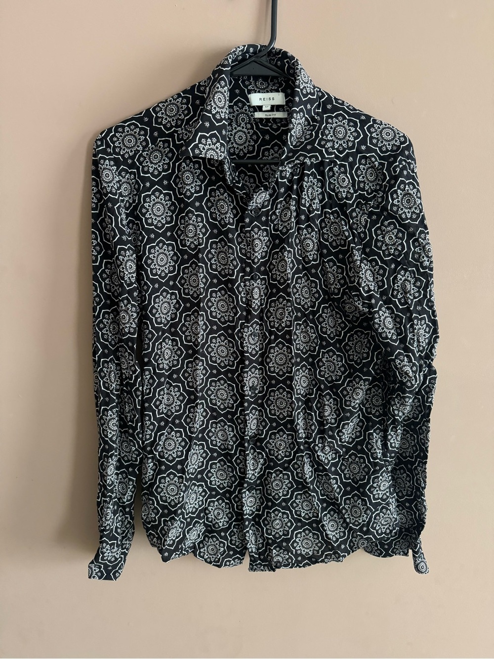Men’s Reiss Bosco Slim Fit Printed Shirt